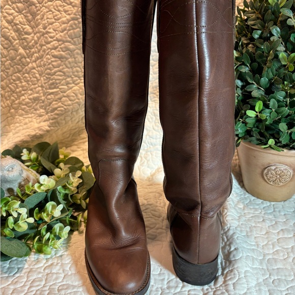 J. Crew Chestnut Leather Tall Boots - Picture 4 of 7